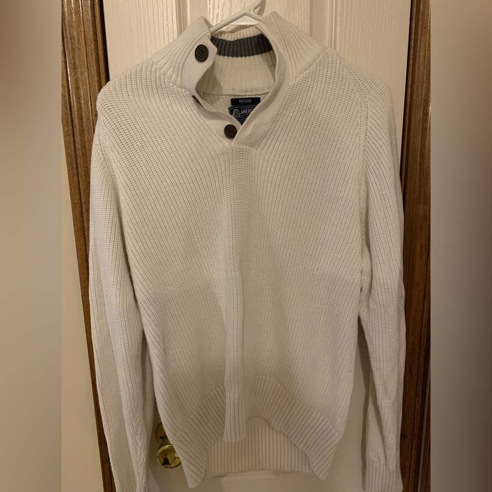 American Rag white sweater, size medium